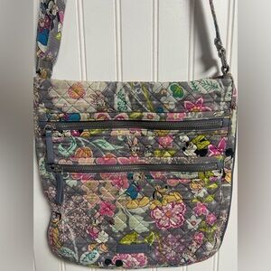 Vera Bradley Disney Parks Triple Zip crossbody Bag Mickey & Friends Minnie Mouse